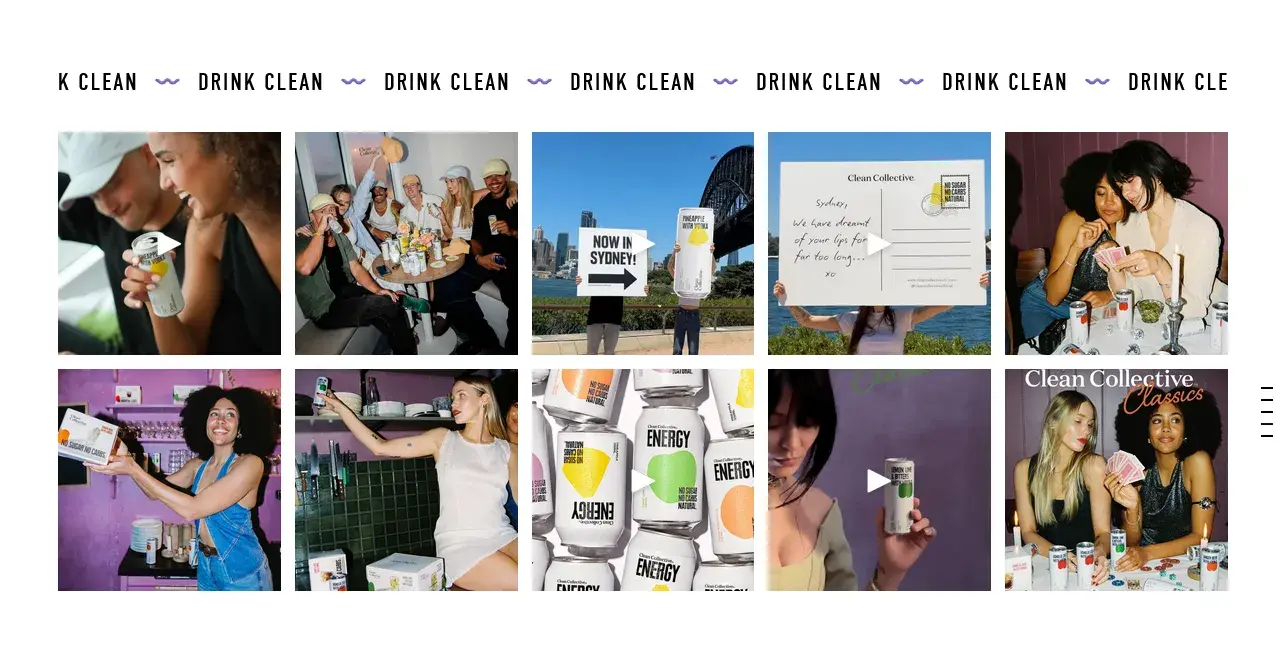 Clean Collective gallery view
