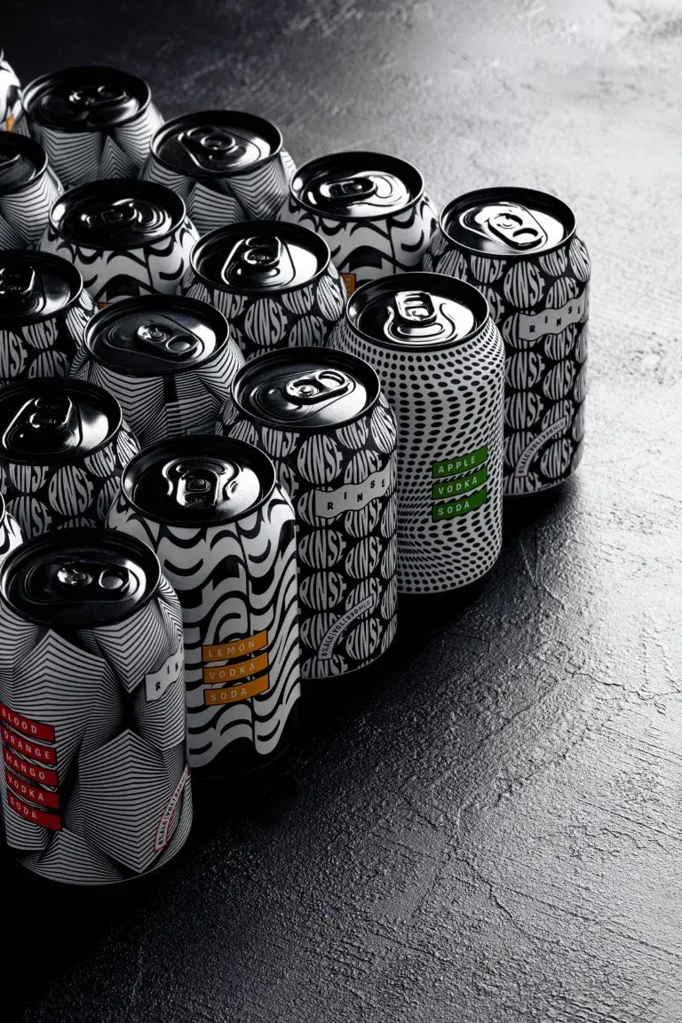 Rinse Vodka Soda diamond product shot